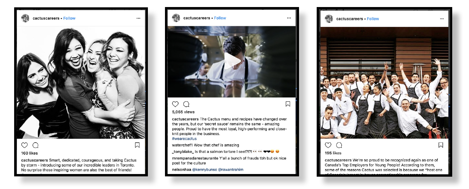 Source: Cactus Club Careers Instagram 